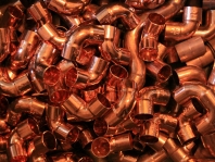 Copper rebounded from a 6.5-year low on Chinese trade data