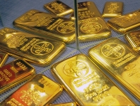 Gold fell amid growing stock prices