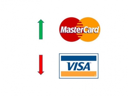 Lower profits for VISA and higher profits for MasterCard