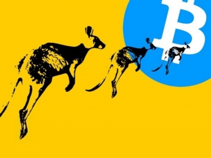 In Australia Bitcoins can be bought at newsstands